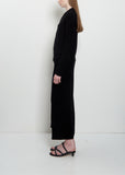 Cotton Boucle V-Neck Sweater
