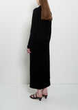 Cotton Boucle V-Neck Sweater