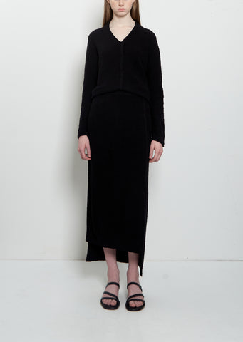 Cotton Boucle Skirt