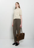 Handle Leather Bag — Ginger Root