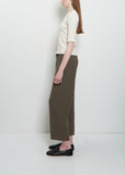 Ruffle Rib Pima Cotton Tee