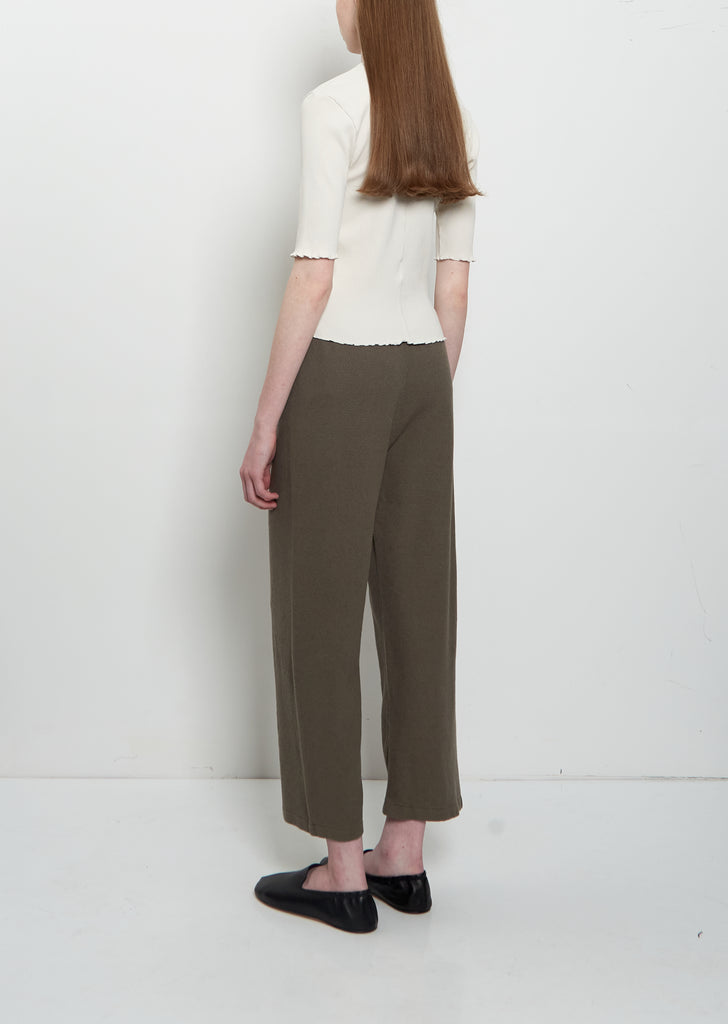 Ruffle Rib Pima Cotton Tee