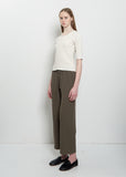 Ruffle Rib Pima Cotton Tee
