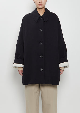 Triangle Cashmere Wool Coat