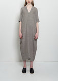 V-Neck Linen Dress