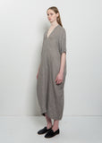 V-Neck Linen Dress