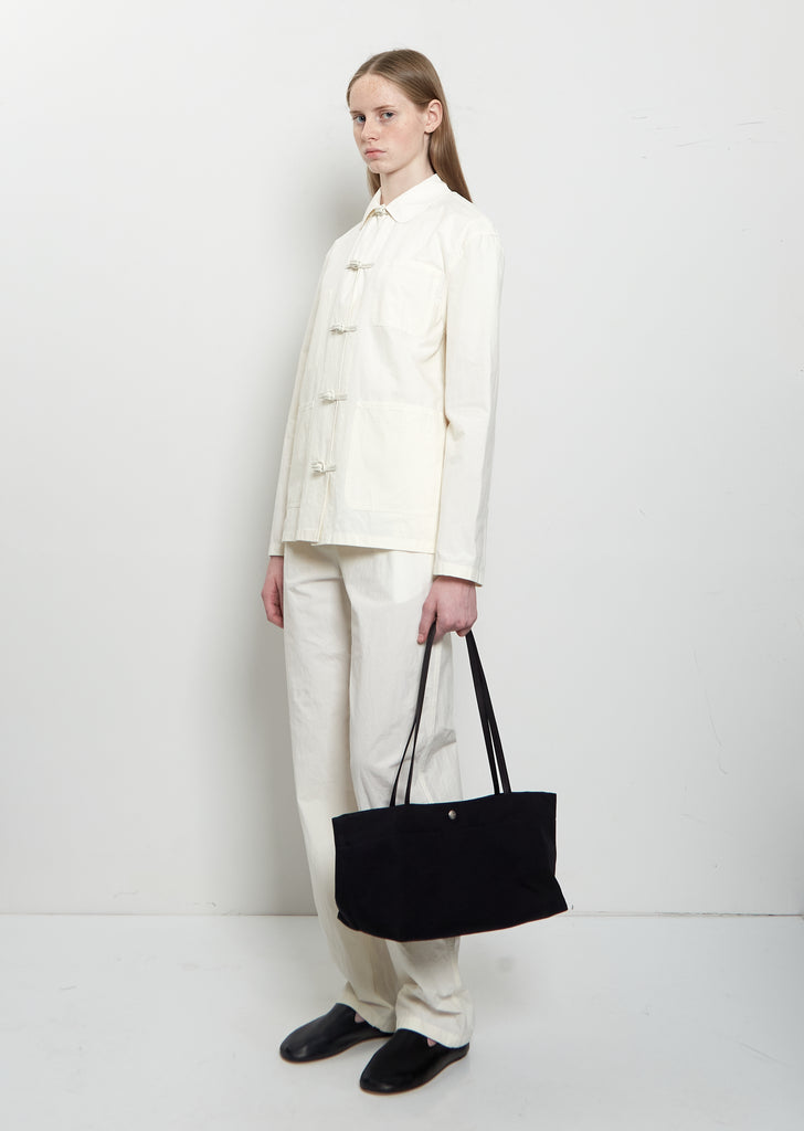 Idaho Canvas Shoulder Bag — Black