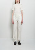 Fael Cotton Pant — White