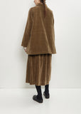 Soleil Cotton Linen Velvet Jacket — Taupe