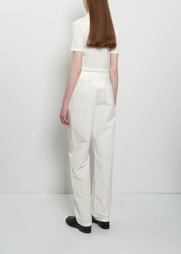 Fael Cotton Pant — White