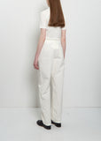 Fael Cotton Pant — White