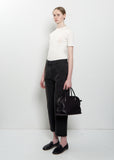 Agnes 12 Saddle Leather Bag — Black