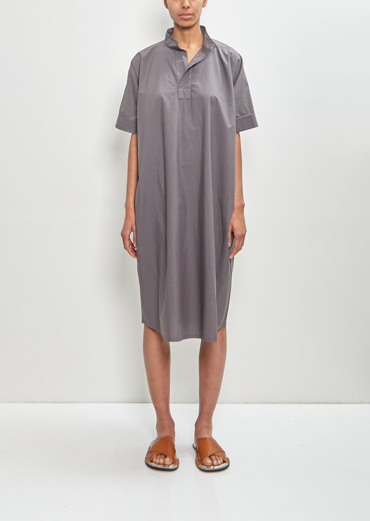 Cotton Chiara Dress — Grey