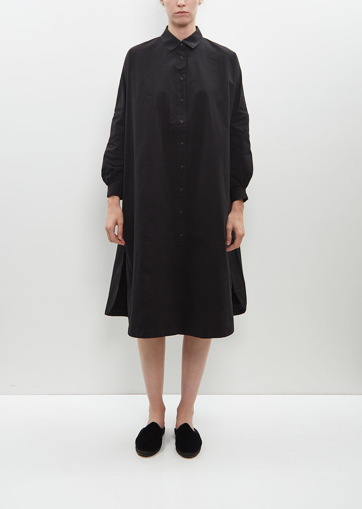 Yuki Longue Shirt — Black