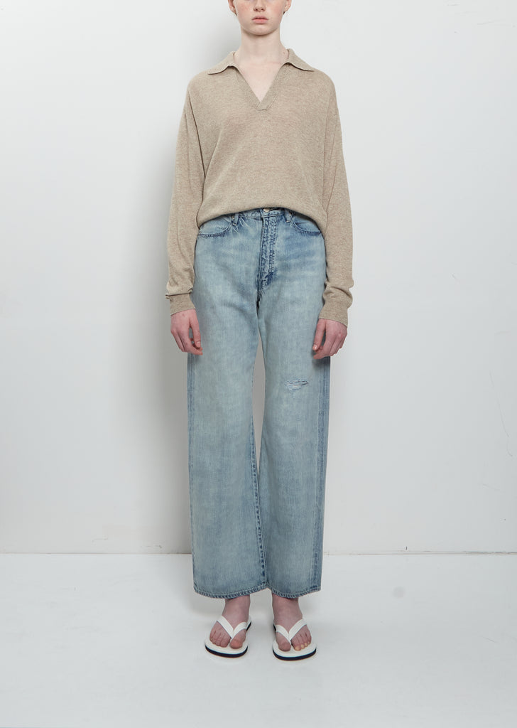 Faded Selvedge Light Denim Pants
