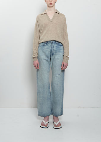 Faded Selvedge Light Denim Pants