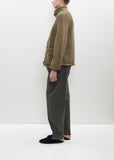 Wool Cardigan — Khaki