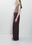Garment-Dyed Finx Drawstring Pants — Brown