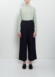 Easy Wide Linen Pant — Dark Navy