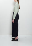 Easy Wide Linen Pant — Dark Navy