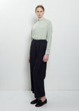 Easy Wide Linen Pant — Dark Navy