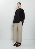 Easy Wide Linen Pant — Natural