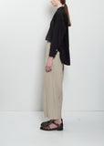 Easy Wide Linen Pant — Natural