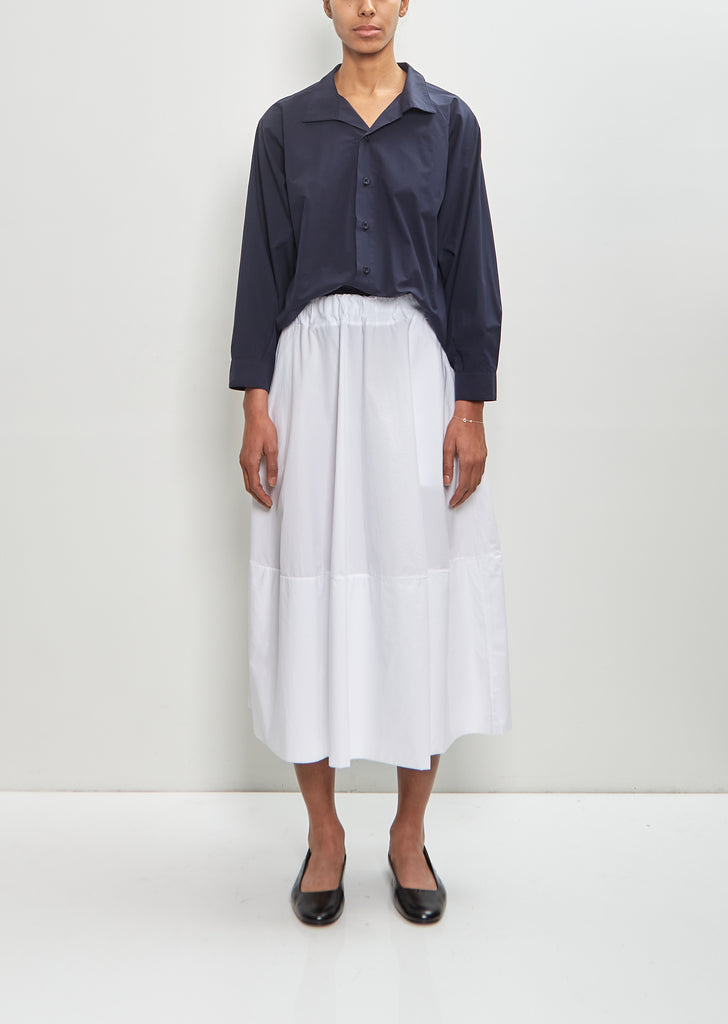 Cotton Gea Skirt — White