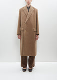 Sponge Wool Melton Chesterfield Coat