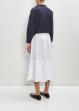 Cotton Gea Skirt — White