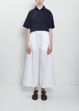 Enne Clara Poplin Pant — White