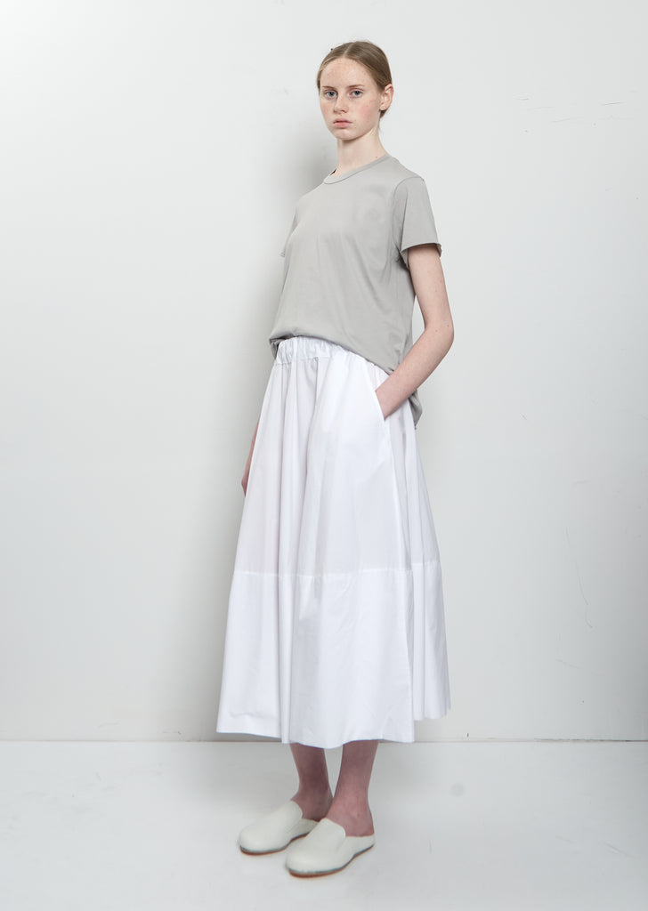 Leather Slipper — White