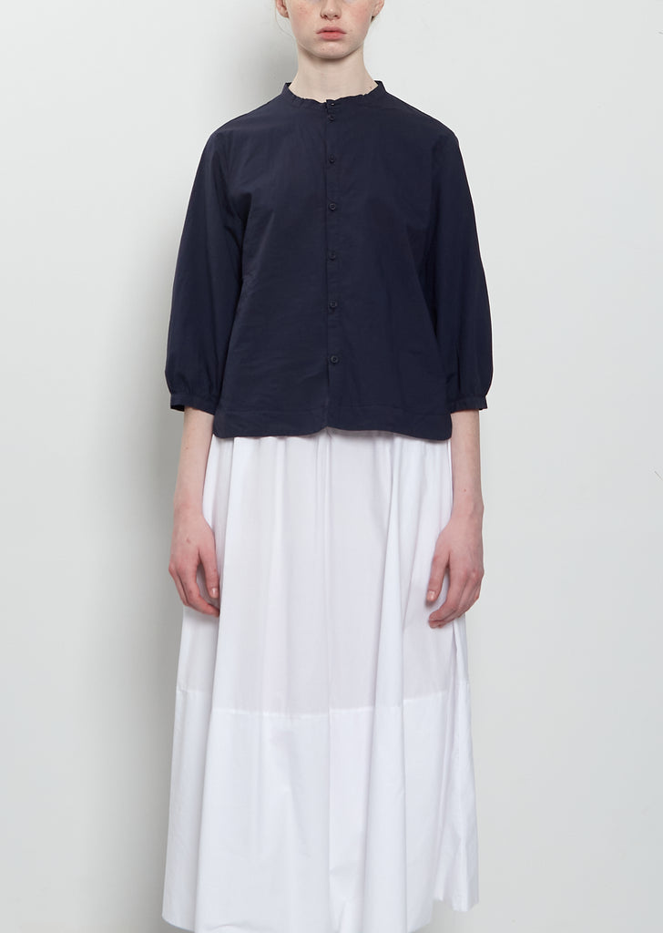 Micra Sushi Light Poplin Blouse — Atlantic