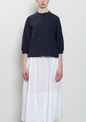 Micra Sushi Light Poplin Blouse — Atlantic