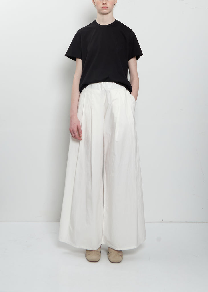 Dalla Clara Poplin Pant — Panna