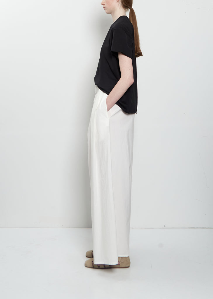 Dalla Clara Poplin Pant — Panna