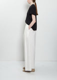 Dalla Clara Poplin Pant — Panna