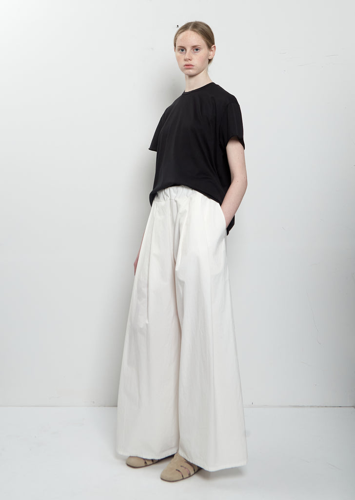 Dalla Clara Poplin Pant — Panna