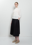 Micra Sushi Light Poplin Blouse — Panna