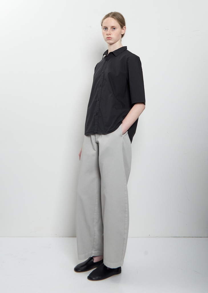 Dina Sushi Light Poplin Shirt — Black