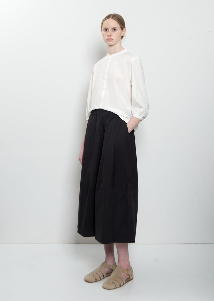 Gea Clara Poplin Skirt — Black