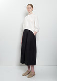 Gea Clara Poplin Skirt — Black