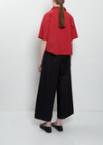 Enne Clara Poplin Pant — Black