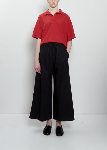 Enne Clara Poplin Pant — Black