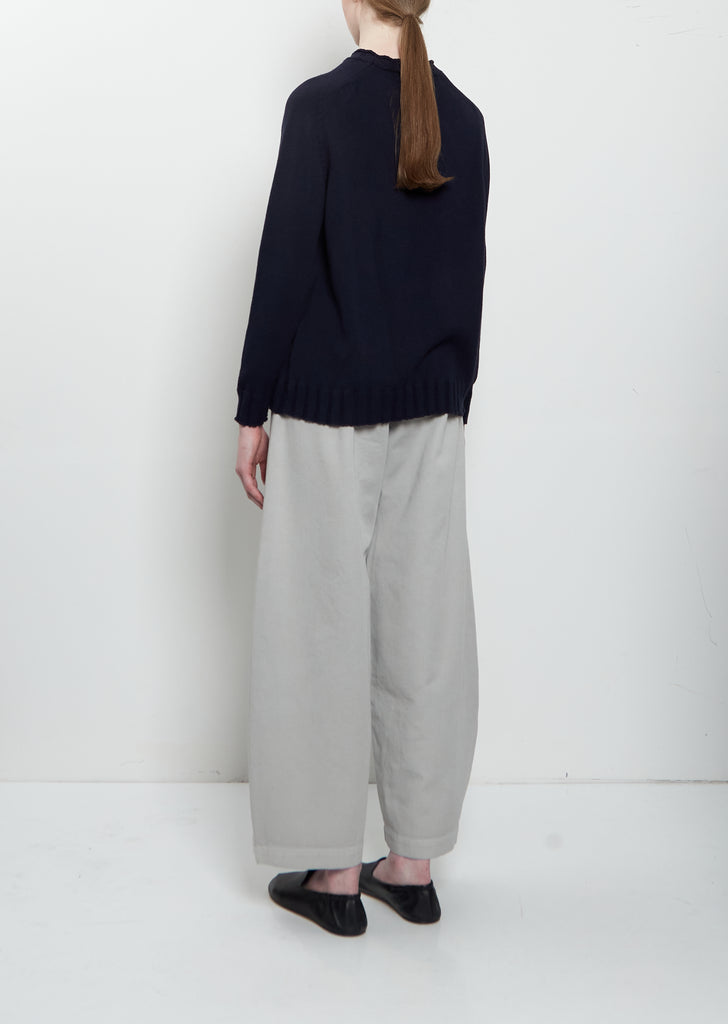 Bus Cotton Knitwear Crewneck Sweater