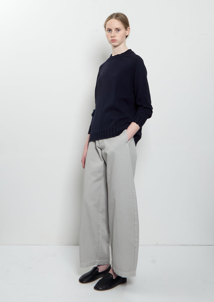 Bus Cotton Knitwear Crewneck Sweater