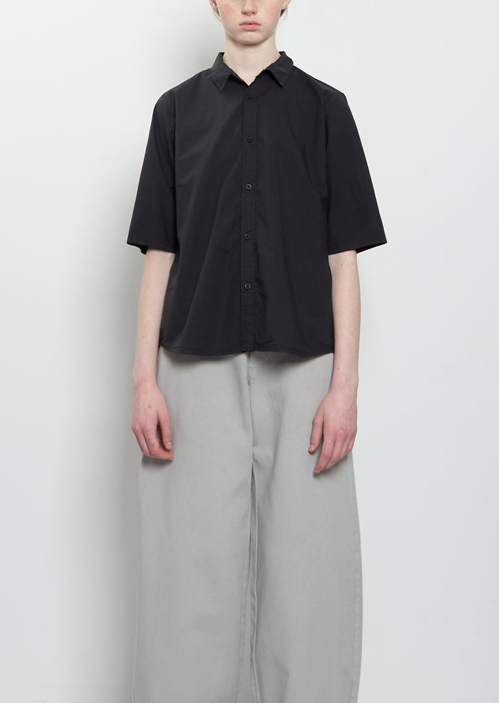 Dina Sushi Light Poplin Shirt — Black