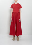 Enne Clara Poplin Pant — Magenta