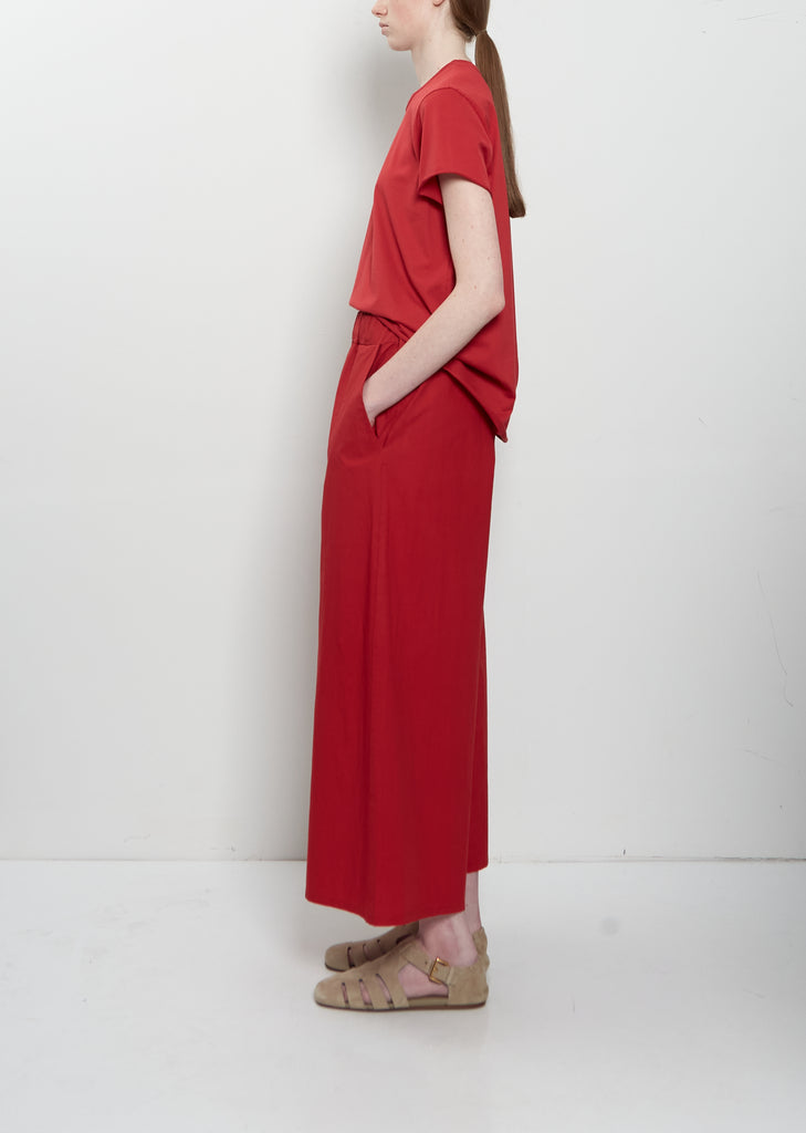 Enne Clara Poplin Pant — Magenta