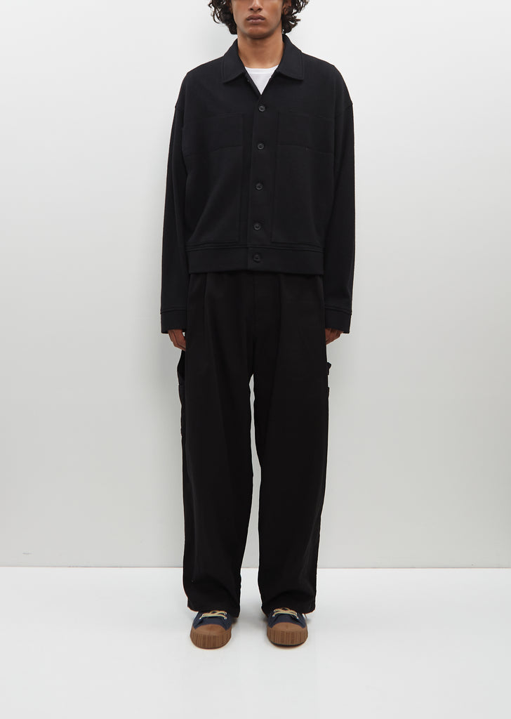 Drawstring Work Pant — Black